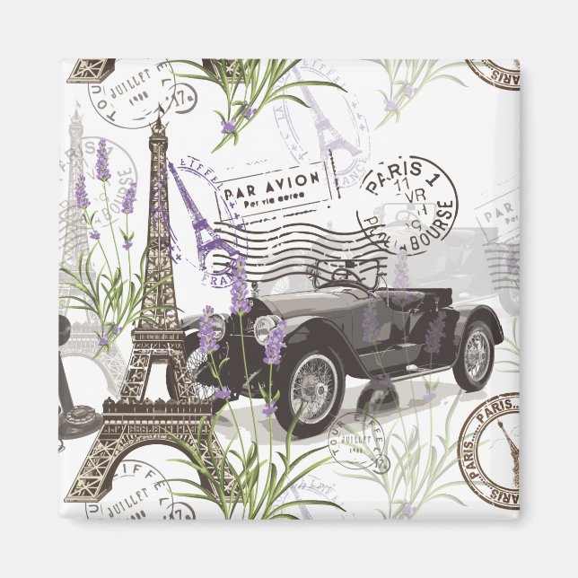 Íman Vintage Paris (Frente)