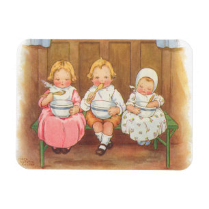 Íman Vintage Pease Porridge Hot Childreny Nursery Rhyme