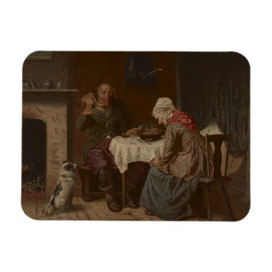 Íman Vintage pedindo uma litografia de bênção