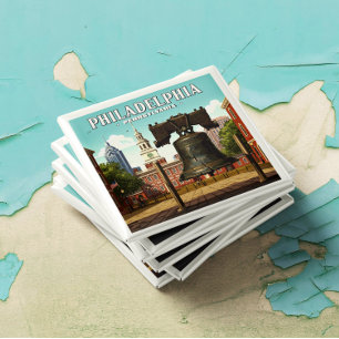 Íman Vintage Philadelphia Pensilvânia