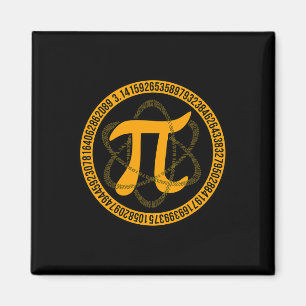 Íman Vintage Pi Day Pover Professor Matemático Gr