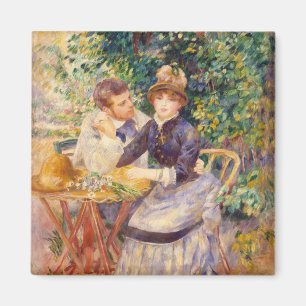 Íman Vintage Pierre Auguste Renoir No Jardim