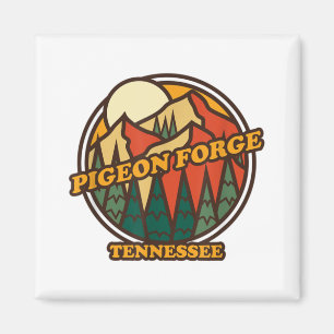 Íman Vintage Pigeon Forge Tennessee Montanha Hipone Sou