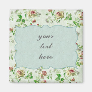 Íman Vintage Pink Rose