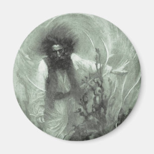 Íman Vintage Pirates, Capitão Goldsack por Howard Pyle