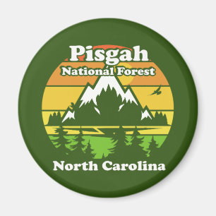 Íman Vintage Pisgah National Forest Carolina do Norte