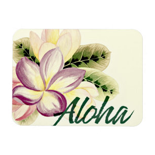 Íman Vintage Plumeria Aloha