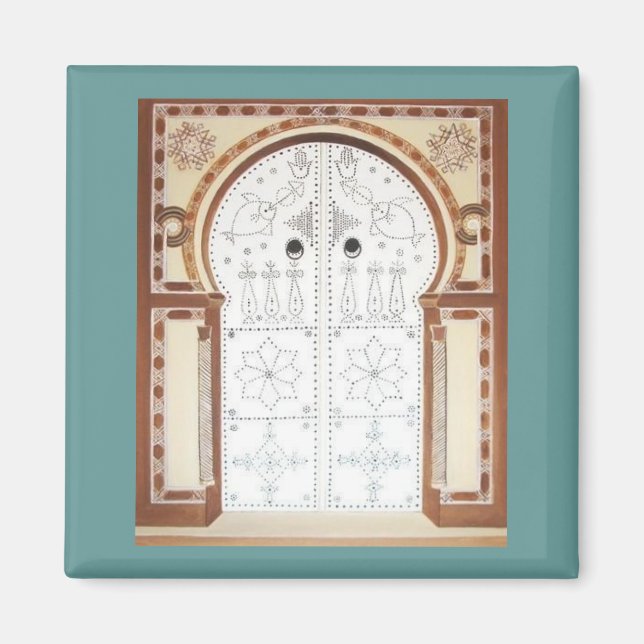 Íman Vintage - Porta tradicional tunisina (Frente)