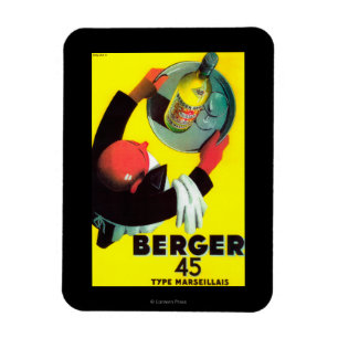 Íman Vintage PosterEurope de Berger 45