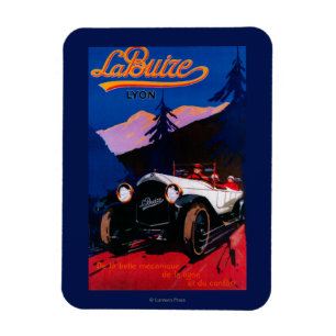 Íman Vintage PosterEurope de Buize Lyon do La