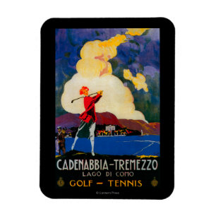 Íman Vintage PosterEurope de CadenabbiaTremezzo