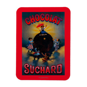 Íman Vintage PosterEurope de Chocolat Suchard