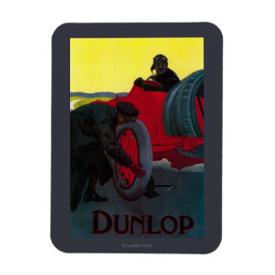Íman Vintage PosterEurope de Dunlop