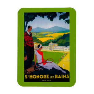 Íman Vintage PosterEurope de Honore Les Bains