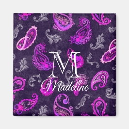 Íman Vintage Purple Paisley