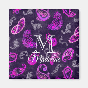 Íman Vintage Purple Paisley