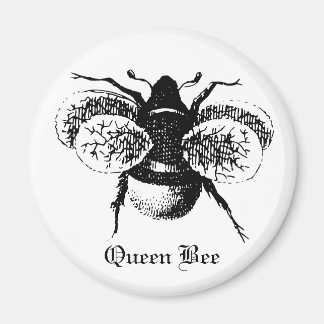 Íman Vintage Queen Bee (Frente)