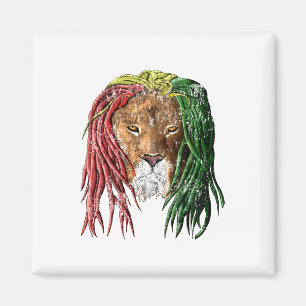 Íman Vintage Rasta Reggae Lion