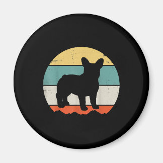 Íman Vintage Retro Bulldog Gift Para Cão Pai Mãe