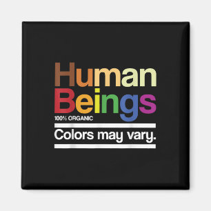 Íman Vintage Retro Human Being 100% Colors Organic May
