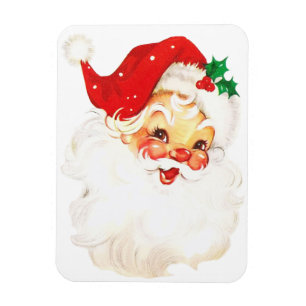 Íman Vintage Retro Jolly Old Papai Noel Natal