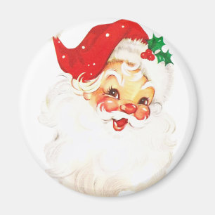 Íman Vintage Retro Jolly Old Papai Noel Natal