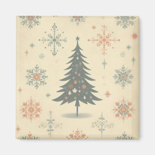 Íman Vintage/Retro Natal moderno/inverno