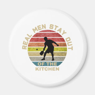 Íman Vintage Retro Pickleball Funny