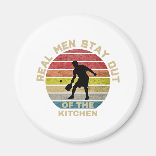 Íman Vintage Retro Pickleball Funny (Frente)