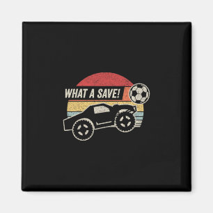 Íman Vintage Retro Que Salvação! Foguete Rc Carro Futeb
