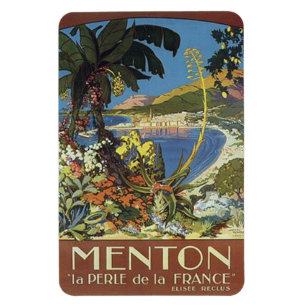 Íman Vintage Riviera francês, France -