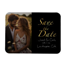Vintage rustic gold e black salve a foto da data