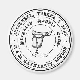 Íman Vintage Saddle Farmhouse Black & White