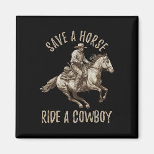 Íman Vintage Salvar Um Cavalo12