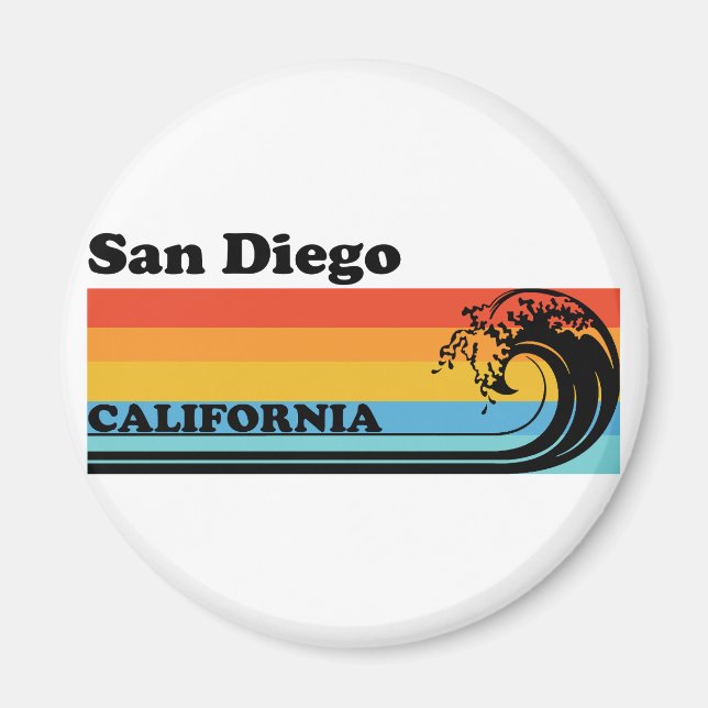 Íman Vintage San Diego California (Frente)