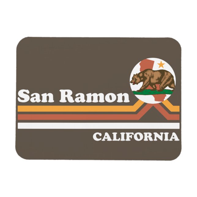 Íman Vintage San Ramon California (Horizontal)
