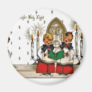 Íman vintage-santa-christmas-post-cards-0029