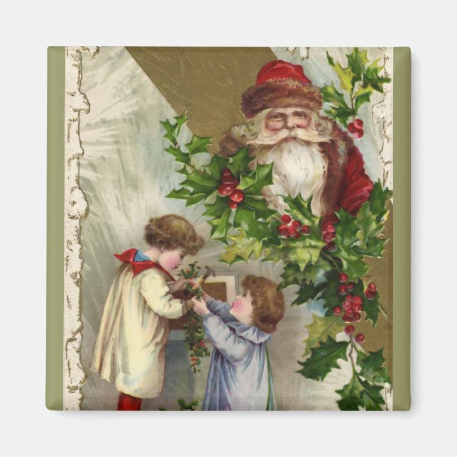 Íman Vintage Santa Claus (Frente)