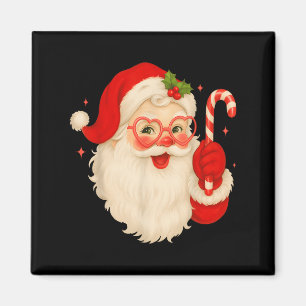Íman Vintage Santa Claus Feliz Homens de Natal