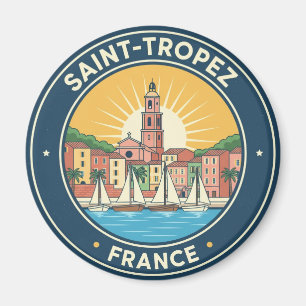Íman Vintage Santo-Tropez France Viagem