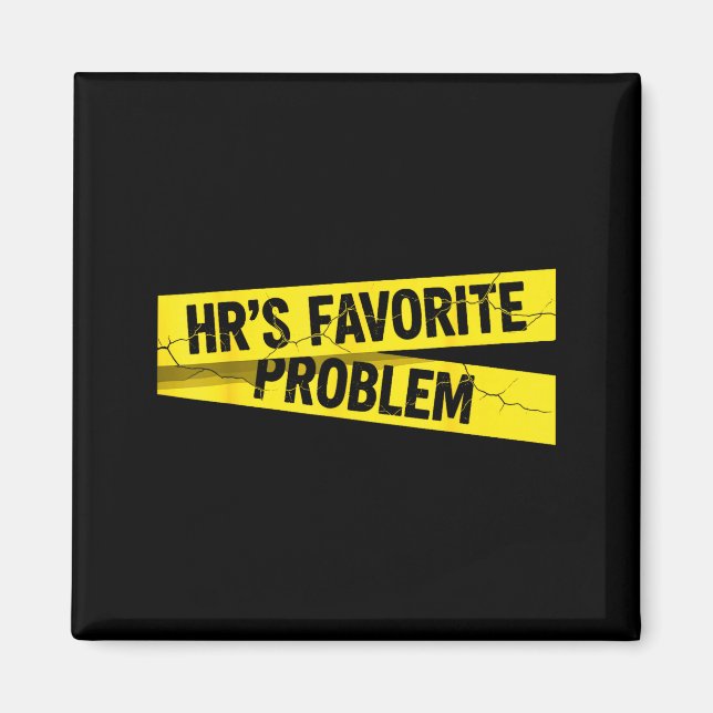 Íman Vintage Sarcastic Retro Hr Violation Christmas Off (Frente)