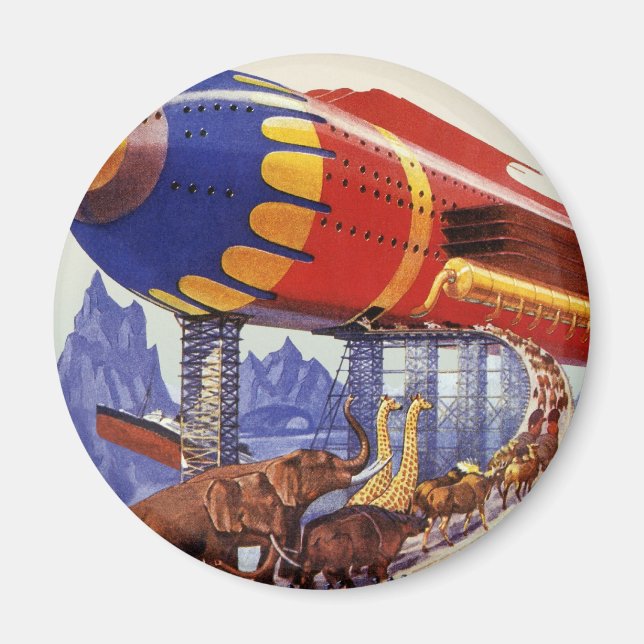 Íman Vintage Science Fiction, Noah's Ark Wild (Frente)