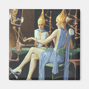 Íman Vintage Science Ficty Beauty Salon Spa Manicures