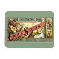 Vintage Seed Packet Label Art, Vick's Choice Seeds