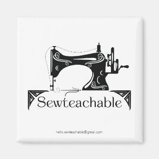 Íman Vintage Sewing Machine, Sewdidable
