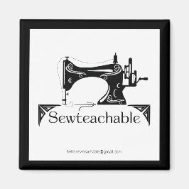 Íman Vintage Sewing Machine, Sewdidable