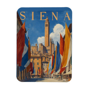 Íman Vintage Siena Viagem italiano