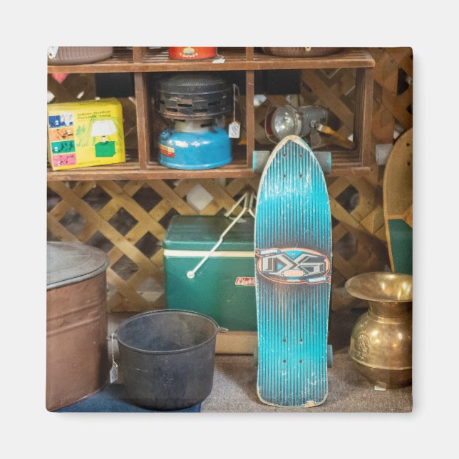 Íman Vintage Skateboard (Frente)