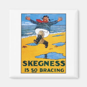 Íman Vintage Skegness Ad - Skegness é tão surpreenden