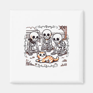 Íman Vintage Skeleton Gathering Sticker